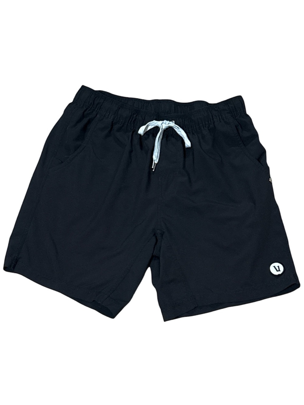 Vuori Kore Black 7” Lined Athletic Gym Casual Shorts Men’s Small